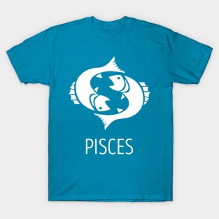 Astrological Zodiac Tee Shirts - Pisces the Fish T-Shirt